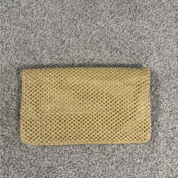 Urban Expressions Free People Woven Straw Clutch Perfect Condition - Picture 2 of 7